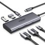 Dokkimisjaam 6in1 USB-C - USB-A 3.0, USB-C 3.0, 2xHDMI, PD CM498 UGREEN UGREEN/15852 6941876218523
