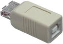 Адаптер USB гнездо A - гнездо B (USB 2) AD/USB-A-F:B-F 4040849502903