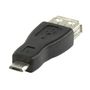 Адаптер, гнездо USB - штекер Micro USB B AD/USB-F:mUSB-M 5412810179602