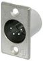 PLUG, XLR, PANEL, 4POLE NC4MP