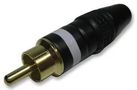PHONO PLUG, BLACK/WHITE PSG01775