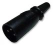 XLR PLUG, BLACK PSG01813