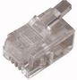 RJ10 CONNECTOR, PLUG, 4P4C, 1PORT, CAT5 RJ224P4CR