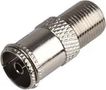 TV COAX SOCKET TO F FEMALE BRASS RW7-011