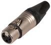 CONNECTOR, XLR AUDIO, JACK, 3POS, CABLE NC3FXX-D
