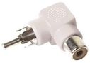PHONO ADAPTOR, 90DEG, WHITE PSG08556