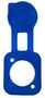 GASKET W/ DUST CAP, BLUE, XLR CONNECTOR CP299808