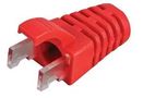 STRAIN RELIEF BOOT, PVC, RJ45 CONNECTOR PS6RD#100