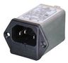 IEC INLET FILTER, 1-PH, 1A, 250V, QC PELB1070