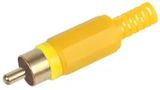 PLUG, PHONO, GOLD-YELLOW PS11513