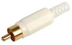 PLUG, PHONO, GOLD-WHITE PS11515