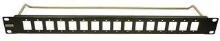 SLIM PATCH PANEL, 16PORT, 1U, M3 HOLE CP30159