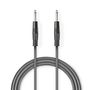 Mono Audio Cable | 6.35 mm Male | 6.35 mm Male | Nickel Plated | 5.00 m | Round | PVC COTH23000GY50 5412810296095