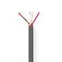 Microphone Cable | 2 x 0.23 mm² | Copper | 100.0 m | Round | PVC | Dark Grey | Reel COTR15010GY100 5412810296316