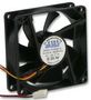 FAN, PC CASE, 8CM, 3 PIN, SLEEVE, AKASA DFS802512L