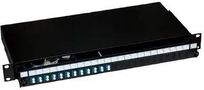 LC FIBRE PATCH PANEL, 24PORT, 1U 009-023-040-12S