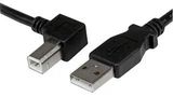 LEAD, USB2.0-LEFT ANGLE USB B MALE 2M USBAB2ML