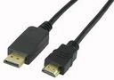 LEAD, DISPLAYPORT - HDMI, 5M HDHDPORT-005-5M