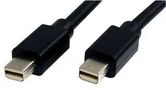 LEAD, MINI DISPLAYPORT 1.2 M-M 1M BLACK MDISP1M