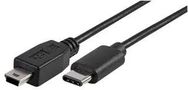 LEAD, USB2.0 MINI B M-TYPE C, 1M BLACK PSG91209
