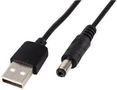 LEAD, USB-5.5MM 5V DC, TYPE N BARREL 1M PSG91614
