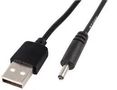 LEAD, USB-3.4MM 5V DC, TYPE H BARREL 2M PSG91615