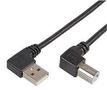 LEAD, USB2.0, RT ANGLE A MALE-B MALE 1M PSG91616