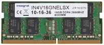 MEMORY, 16GB DDR4 SODIMM, PC4-21333 IN4V16GNELSX