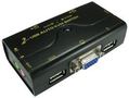 KVM SWITCH, 2 PORT USB-VGA NLKVM-USBCAB