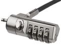 CABLE LOCK, LAPTOP, SWIVEL HINGE, 4DIGIT LTLOCK4D