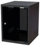 CABINET, 10" MINI NETWORK, 8U BLACK RR-W3-8-P