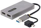 MEDIA CONVERTER, USB A/C-2XHDMI 107B-USB-HDMI