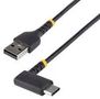 USB CABLE, 2.0, A PLUG-C R/A PLUG, 300MM R2ACR-30C-USB-CABLE
