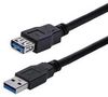 USB CABLE, TYPE A PLUG-A RCPT, 1M USB3SEXT1MBK