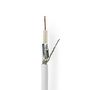 Coax Cable On Reel | RG59 | 75 Ohm | Double Shielded | ECA | 25.0 m | Coax | PVC | White | Gift Box CSBG4015WT250 5412810306558