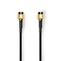 SMA Cable | SMA Male | SMA Male | Gold Plated | 50 Ohm | Single Shielded | 2.00 m | Round | PVC | Black | Label CSGL02000BK20 5412810425372