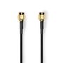 SMA Cable | SMA Male | SMA Male | Gold Plated | 50 Ohm | Single Shielded | 5.00 m | Round | PVC | Black | Label CSGL02000BK50 5412810425396