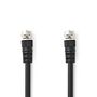 Satellite & Antenna Cable | F Male | F Male | Nickel Plated | 75 Ohm | Double Shielded | 1.50 m | Round | PVC | Black | Label CSGL41000BK15 5412810426126