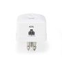 Telecom Wall Plug | RJ11 | Italy Male | RJ11 Female | White CTGB909027WT 5412810427895