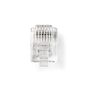 Telecom Connector | Connector type: RJ12 | Straight | Plating: Gold Plated | PVC | Transparent CTGB90933TP 5412810427918