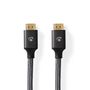 High Speed HDMI™ Cable with Ethernet | HDMI™ Connector | HDMI™ Connector | 4K@60Hz | ARC | 18 Gbps | 10.0 m | Round | Cotton | Gun Metal Grey | Cover Box CVTB34000GY100 5412810318865