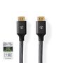 Ultra High Speed HDMI™ Cable | HDMI™ Connector | HDMI™ Connector | 8K@60Hz | 48 Gbps | 3.00 m | Round | 6.7 mm | Gun Metal Grey | Cover Box CVTB35000GY30 5412810336210