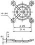 Fan guard 40x40mm SUNON CYP B-4