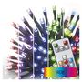 LED vanik, 230Vac, 16m, 160 x LED, RGB, kontroller, IR kaugjuhtimispult, EMOS D4AA04 8592920100240