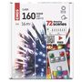 LED vanik, 230Vac, 16m, 160 x LED, RGB, kontroller, IR kaugjuhtimispult, EMOS D4AA04 8592920100240