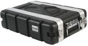 FLIGHT CASE, ABS 19" 2U SHORT ABS-2US