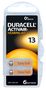 Kuuldeaparaadi patareid DA13 (V13, PR48) 1,4V Duracell 6 tk. 13/DUR 4043752174694
