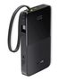 LiPo Powerbank 10000mAh 22.5W USB + USB-C со встроенным кабелем USB-C EnerFill Bipow2 черный BASEUS E0027600 6932172691875