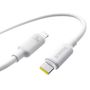 Кабель USB C - IP Lightining 2м 20Вт вспененный силикон белый BASEUS E0426A05 6932172693923
