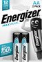 Leelispatarei LR6 (AA) EP91 1.5V 3000mAh MAX plus Energizer 2tk blisteriga LR6/ENE/MAX-BL2 7638900437294